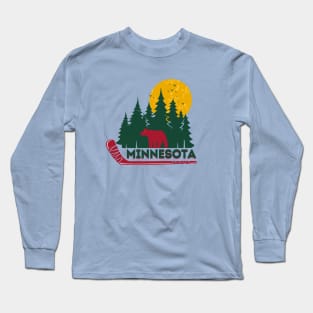 Minnesota Wild "Outdoors" Hockey Long Sleeve T-Shirt